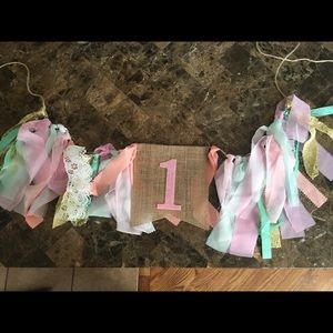 First birthday banner